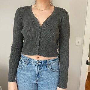 Dark Gray Brandy Melville Sweater One Size
